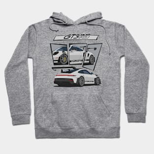 car 911 gt3 rs detail grey Hoodie